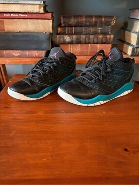 Nike Air Jordan Velocity BG Shoes Black Pink Teal